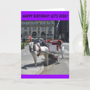 Happy Birhday!Let's Ride! Card