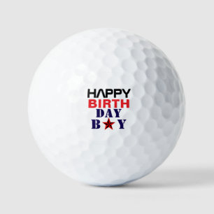 Happy Birth Day BoY Golf Balls