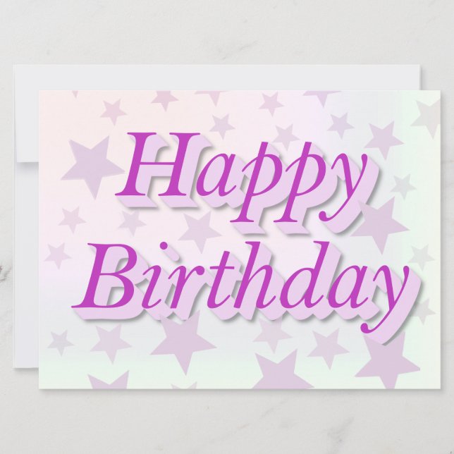 Happy birthday (Front)