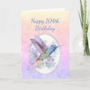 Happy Birthday 104th Hummingbird Bird Program