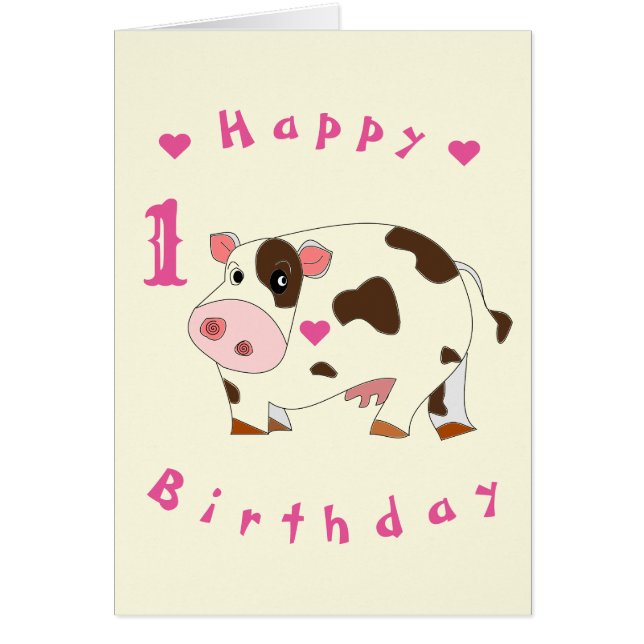 Happy Birthday 1 - Ava (Front)