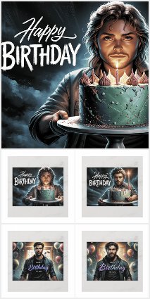 Happy Birthday 2026 Postcards