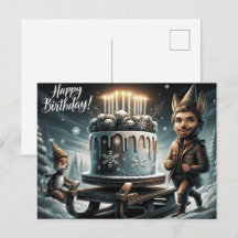 Happy Birthday 2026 Postcards divers -4