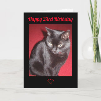 Happy birthday 23 card