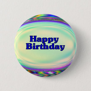 Happy Birthday 2 Inch Round Button