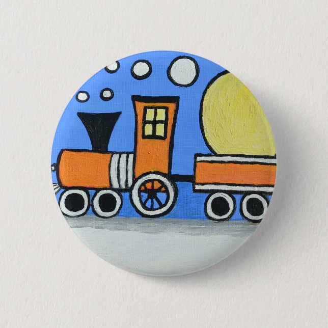 Happy Birthday 2 Inch Round Button (Front)