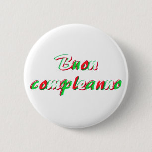 Happy Birthday 2 Inch Round Button