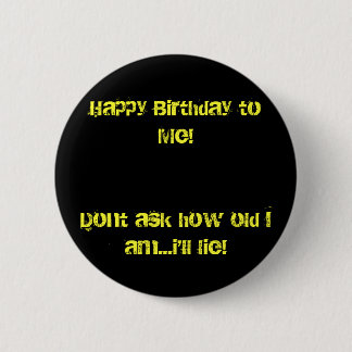happy birthday 2 inch round button