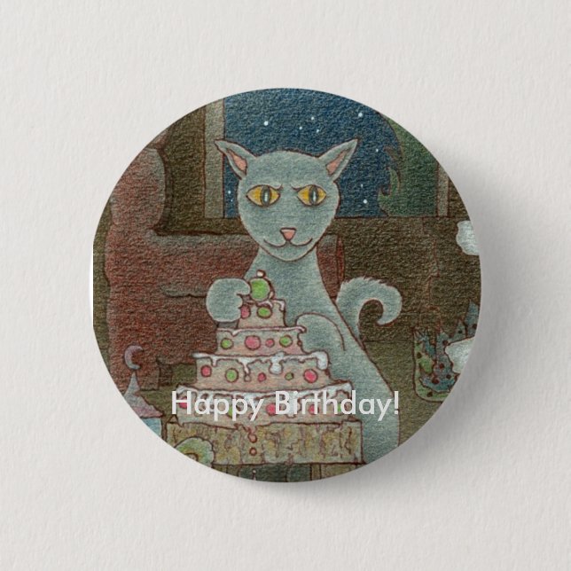 Happy Birthday! 2 Inch Round Button (Front)