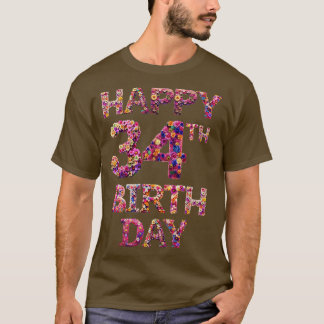 Happy Birthday 34th T-Shirt