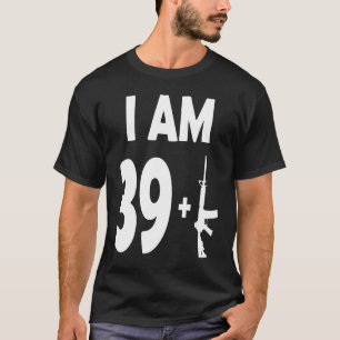 Happy Birthday 40 Years Old Gun Military Rifle Gun T-Shirt