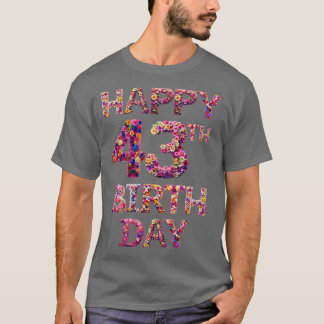 Happy Birthday 43th T-Shirt