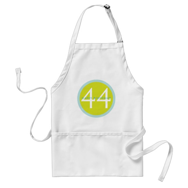 Happy Birthday, 44! Standard Apron (Front)