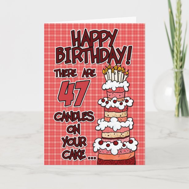 47th Birthday Cards Zazzle Ca 3535