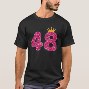 Happy Birthday 48 Years Of Being Awesome 48th Birt T-Shirt