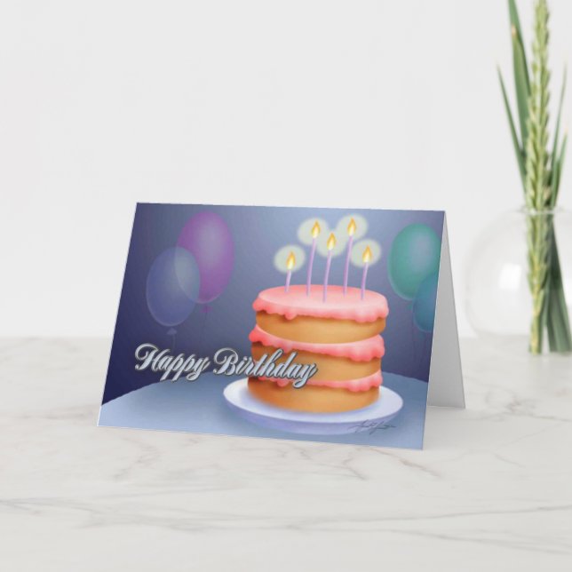 Happy Birthday #4 Card (Front)