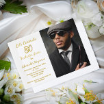 Happy Birthday 50 Years Photo Fifty Party  Vellum Invitations<br><div class="desc">Happy Birthday 50 Years Photo Fifty Party Vellum Invitations is great and modern to send to your guest for your Birthday party. Personalize it by replacing the photo and information.</div>