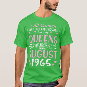 Happy Birthday 55 Years Old Me All Women Are Creat T-Shirt