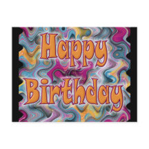 Happy Birthday Abstract