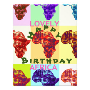 Happy Birthday Africa Photo Print