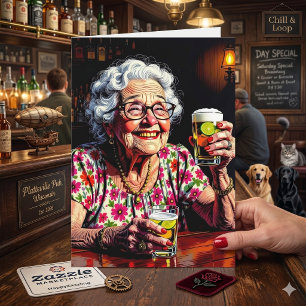 Happy Birthday   Aging Humour Funny Card