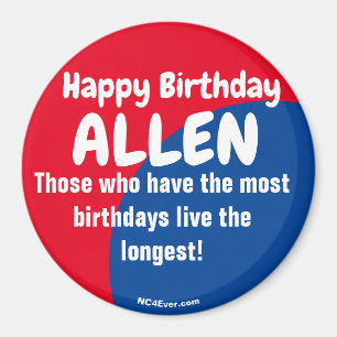 Happy Birthday ALLEN magnet