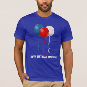 Happy Birthday America (Balloons) T-Shirt
