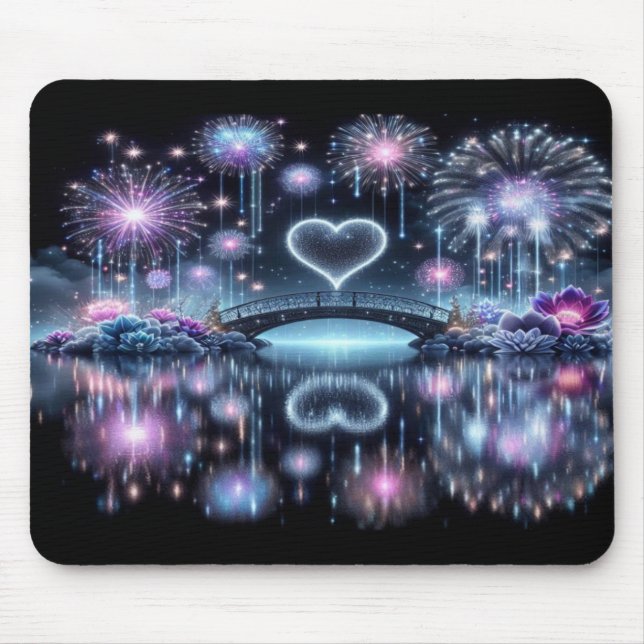 Happy Birthday America Mouse Pad (Front)