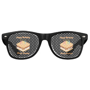 Happy Birthday And Many S'mores Party Retro Sunglasses
