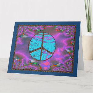 Happy Birthday and Peace Always Big Greeting Card