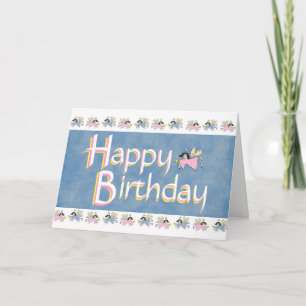 Happy Birthday Angel Card