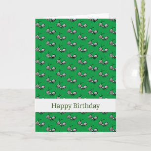 Happy Birthday (ant pattern) Card