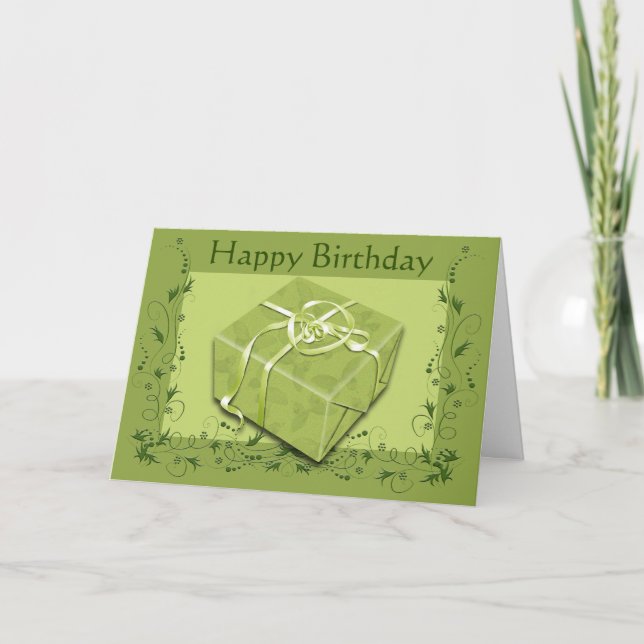 Happy Birthday - Anyone Card (Front)