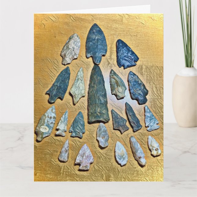 Happy Birthday Arrowhead Card (Front)