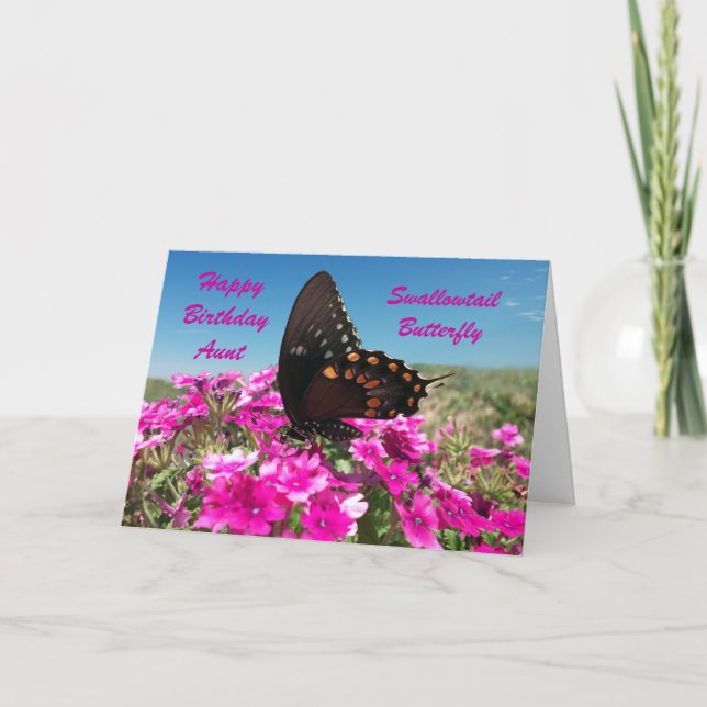 Happy Birthday Aunt Card (Front)