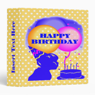Happy Birthday Avery Binder