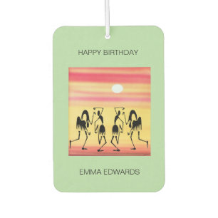 Happy Birthday, Awesome African Break Dance Moves Air Freshener