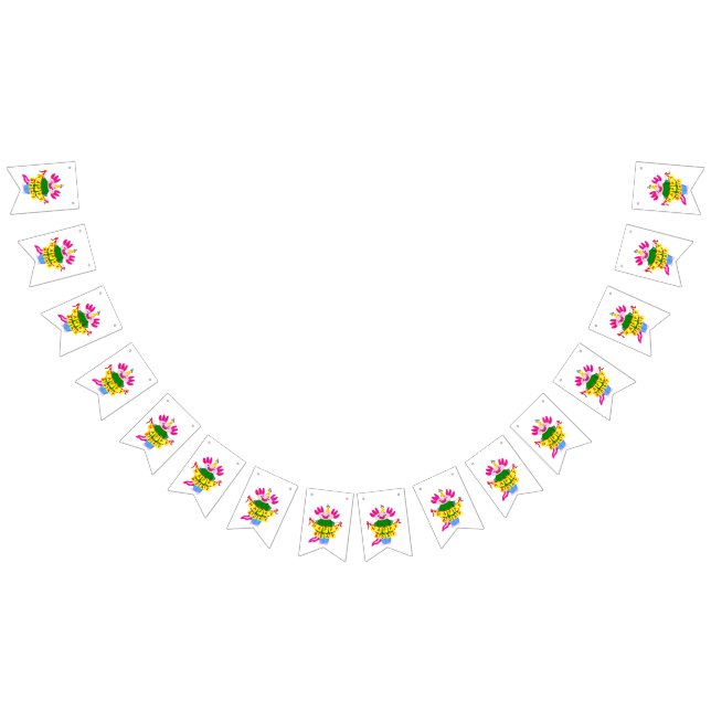 happy birthday Axolotl Bunting Flags (All)