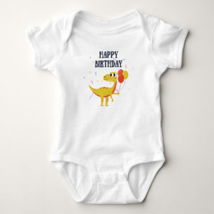 Happy birthday  baby bodysuit
