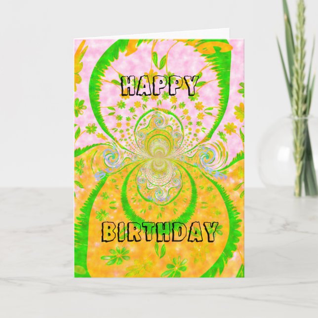Happy Birthday Baby Greeting Card Vertical Temp (Front)