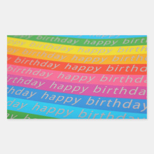 Happy Birthday Background Sticker