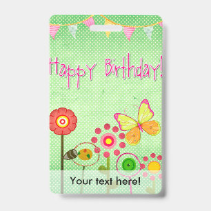 Happy Birthday Badge