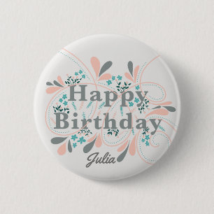 Happy Birthday badge personnalisable