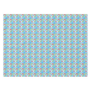 Happy Birthday Balloons and Hats Tablecloth