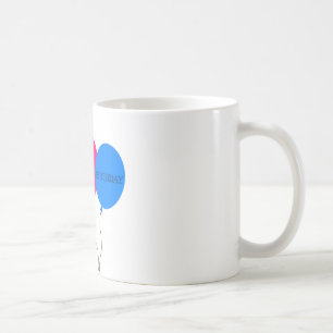 Happy Birthday Balloons Coffee Mug