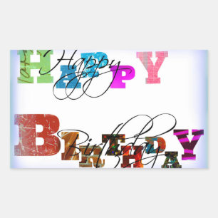 Happy Birthday Balloons Sticker