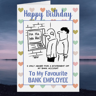 Happy Birthday Bank Employee