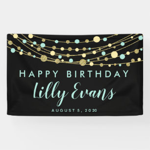 Happy birthday banner customise, 30th