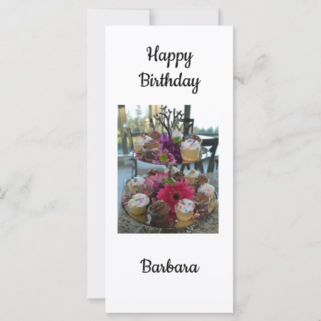 Happy birthday Barbara Card (Front)