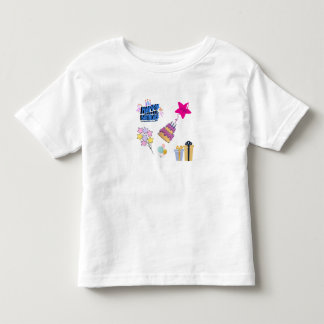 Happy Birthday Bear Celebration" or "Birthday Bear Toddler T-shirt
